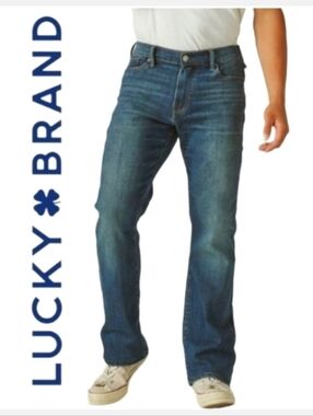 Lucky Brand Men's Classic Fit Jean in Ol' Deepwater Blue 34